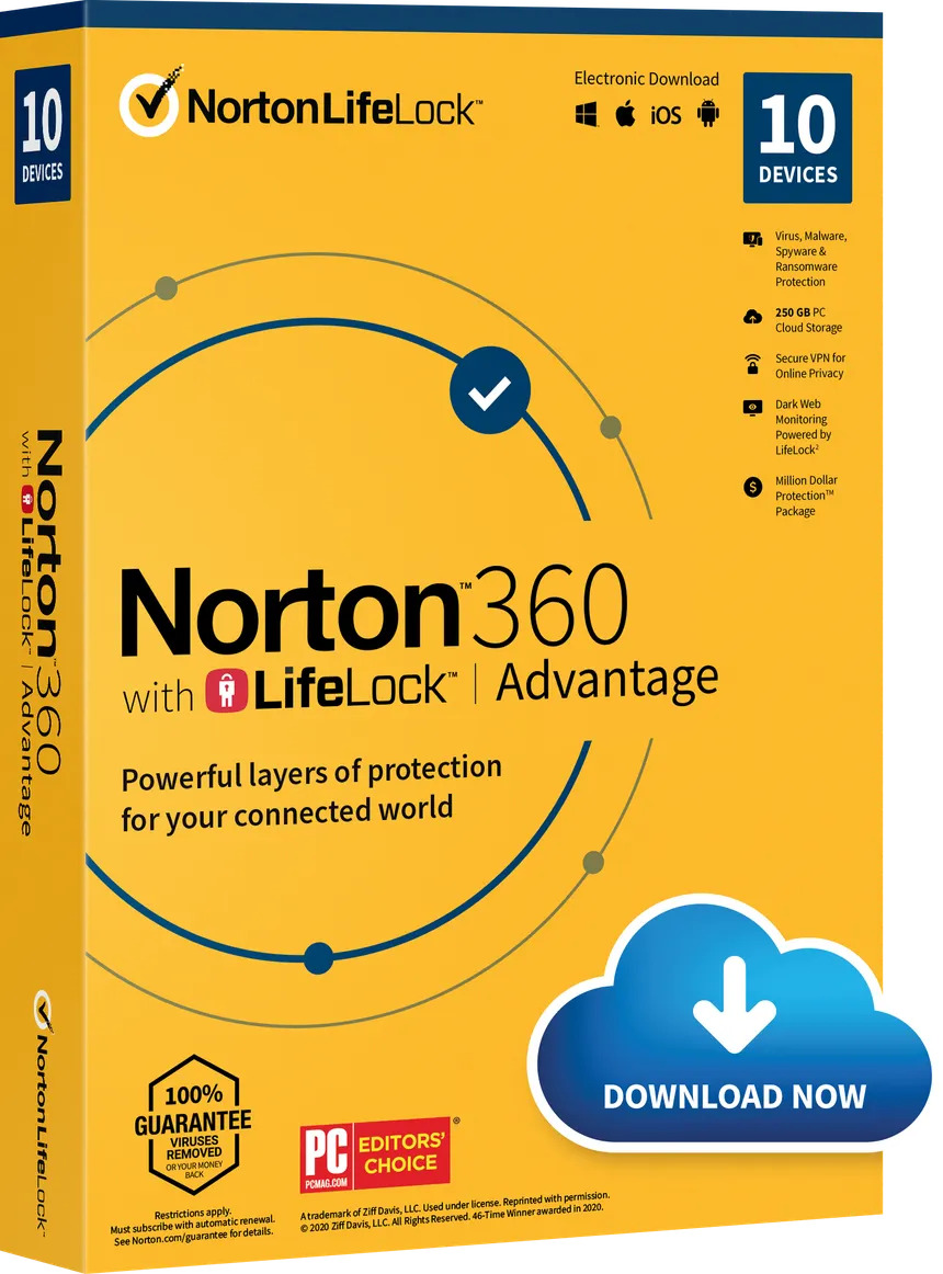 Norton 360 with LifeLock Advantage - US